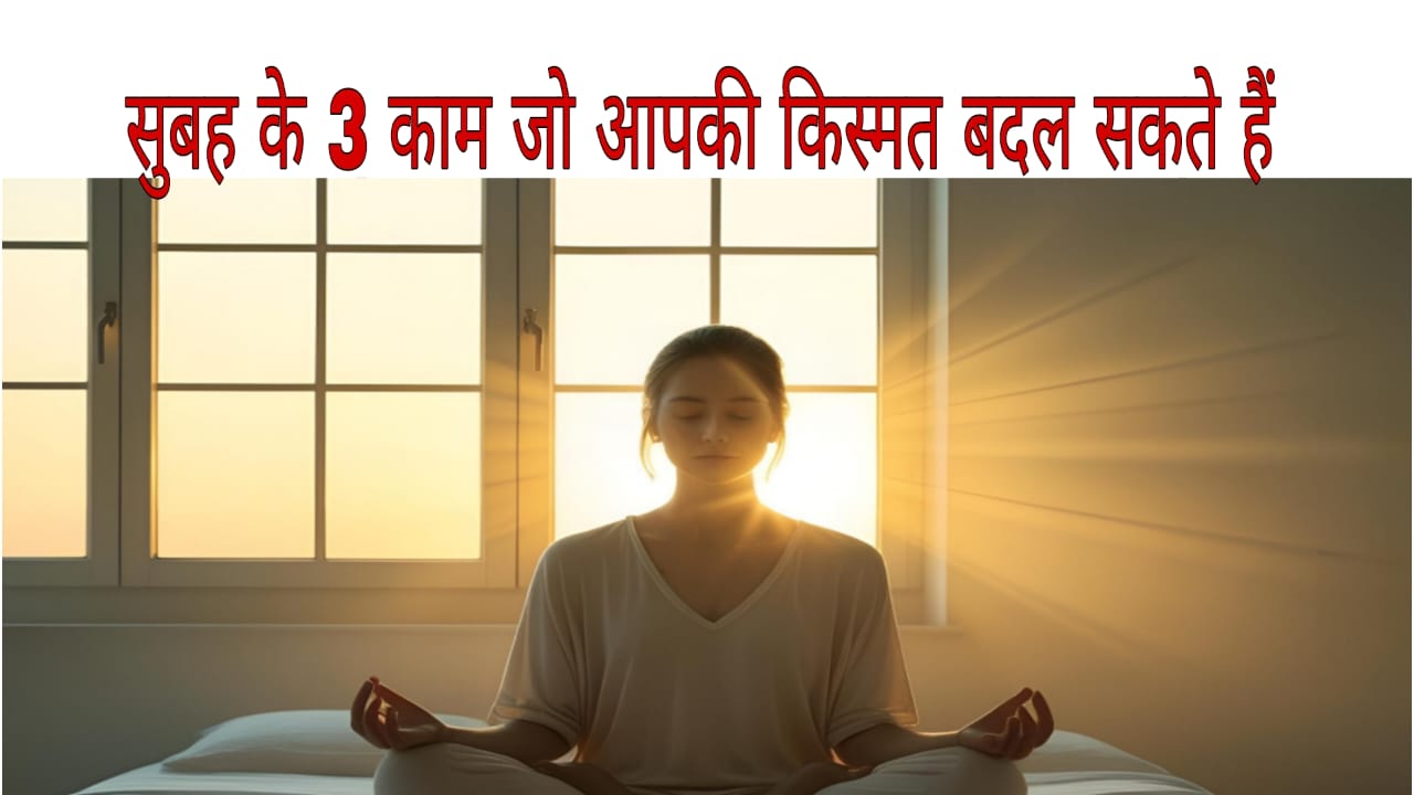 Doing these 3 things as soon as you wake up in the morning can change your luck – science also supports it